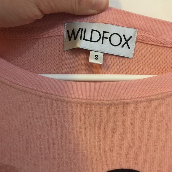 NEW V RARE Wildfox S Cry Baby pink top long sleeve - Picture 6 of 8